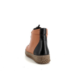 Baskets montantes en cuir marron Pedro Torres