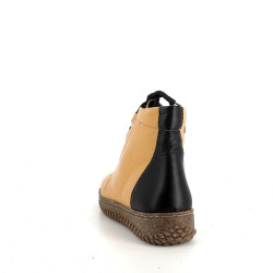 Baskets montantes en cuir jaune Pedro Torres