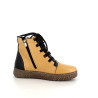 Baskets montantes en cuir jaune Pedro Torres