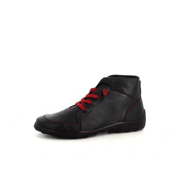 Chaussures en cuir noir Artika