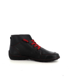 Chaussures en cuir noir Artika