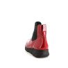Boots en cuir vernis rouge Artika