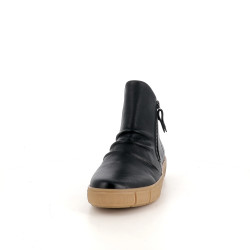 Baskets montantes en cuir noir Remonte
