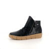 Baskets montantes en cuir noir Remonte