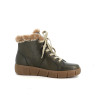 Baskets montantes en cuir vert Remonte