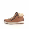 Chaussures Montantes En Cuir Marron Fourrées Remonte