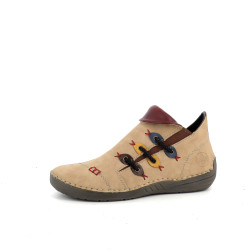 Chaussures beiges Rieker