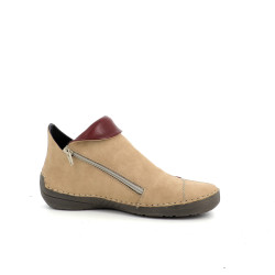 Chaussures beiges Rieker