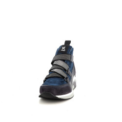 Chaussures hautes en cuir bleu Mam'Zelle
