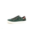 Baskets en cuir vert Cotemer