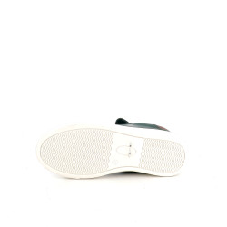 Baskets en cuir vert Cotemer