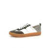 Baskets en cuir vert Emilie Karston