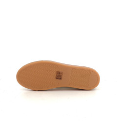 Baskets en cuir vert Emilie Karston