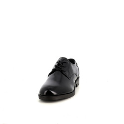 Derbys en cuir noir vernis TBS