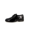 Derbys en cuir noir vernis TBS