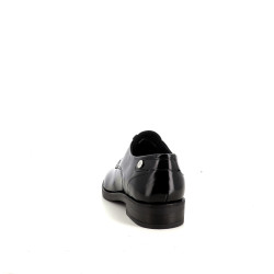 Derbys en cuir noir vernis TBS