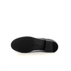 Derbys en cuir noir vernis TBS