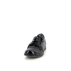 Chaussures en cuir noir Suave
