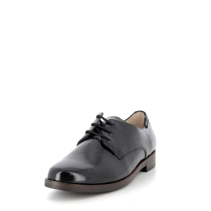 Derbys Mephisto noires pour femme en cuir véritable