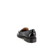 Mocassins en cuir vernis noir Emilie Karston