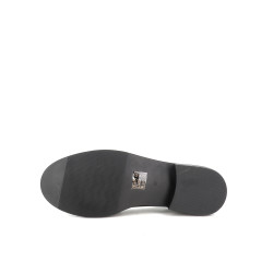 Mocassins en cuir bronze vernis Emilie Karston