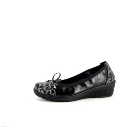 Ballerines en cuir noir Pedro Torres