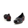 Ballerines en cuir noir Artika