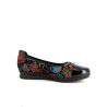 Ballerines en cuir noir Artika