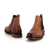 Bottines en cuir marron Cotemer