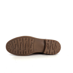 Bottines en cuir marron Cotemer