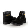 Montantes Caterpillar en cuir noir