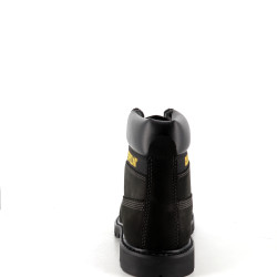 Montantes Caterpillar en cuir noir