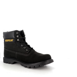 Montantes Caterpillar en cuir noir