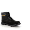 Montantes Caterpillar en cuir noir