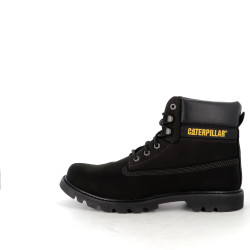 Montantes Caterpillar en cuir noir
