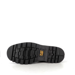 Montantes Caterpillar en cuir noir