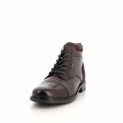Chaussures Montantes En Cuir Marron TBS