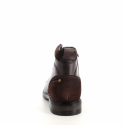 Chaussures Montantes En Cuir Marron TBS