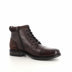Chaussures Montantes En Cuir Marron TBS