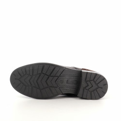 Chaussures Montantes En Cuir Marron TBS