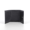 Portefeuille en Cuir Noir Anti-RFID Petit Format Wylson