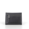 Portefeuille en Cuir Noir Anti-RFID Petit Format Wylson