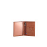 Portefeuille en cuir cognac Wylson