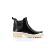 bottine en caoutchouc noire