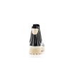bottine en caoutchouc noire