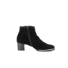 Bottine noir en cuir