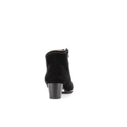 Bottine noir en cuir
