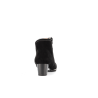 Bottine noir en cuir