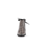Bottine effet crocodile en cuir