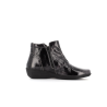 Botillon noir en cuir